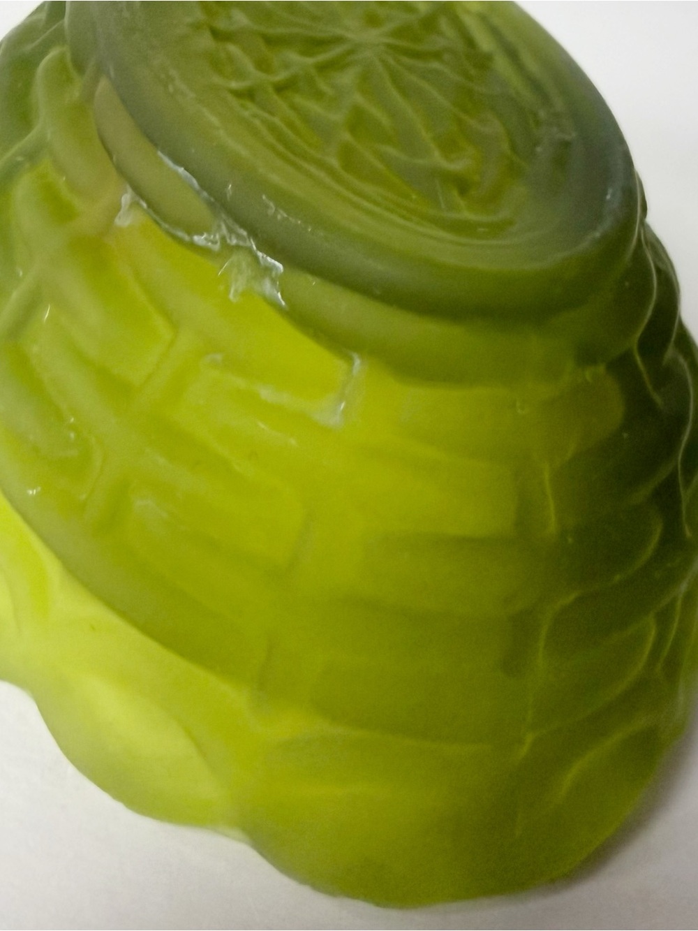 Vintage Westmoreland Green Satin Glass Hen On Nest Mini 3 1/2” - Picture 14 of 14
